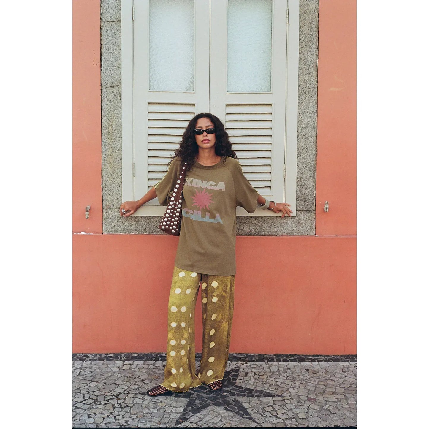 La Olivia spot Amico pant