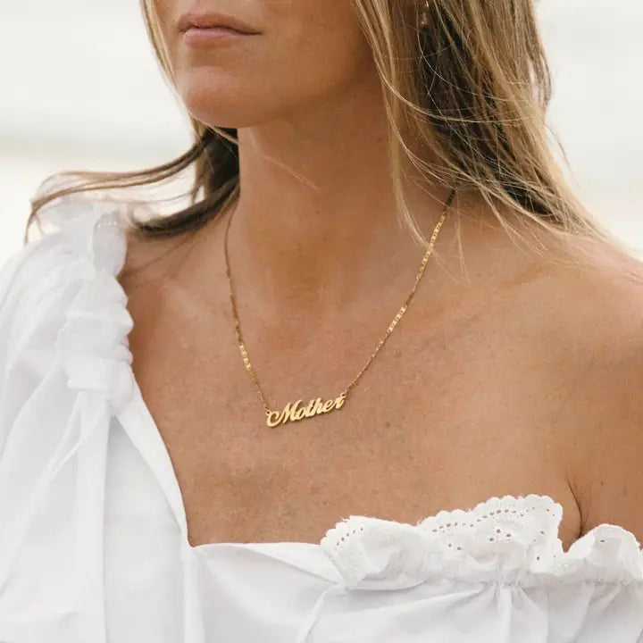 Mother necklace - gold