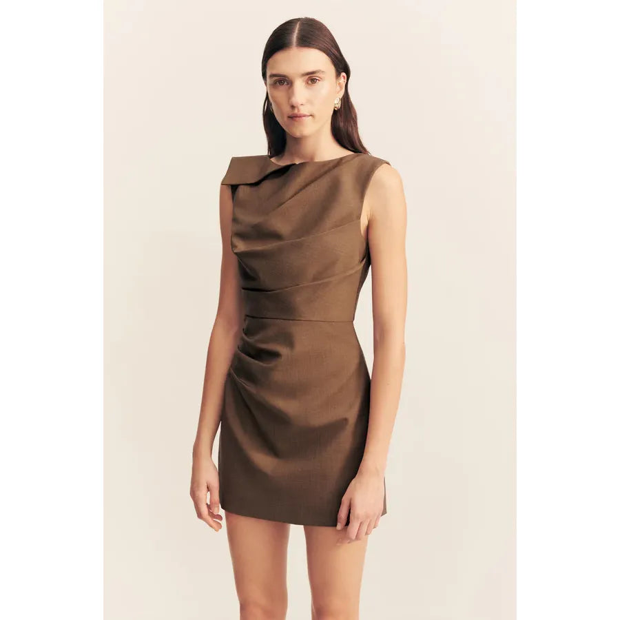Asher Draped mini dress