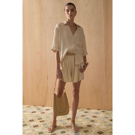 The Ayanna Shirt - sand