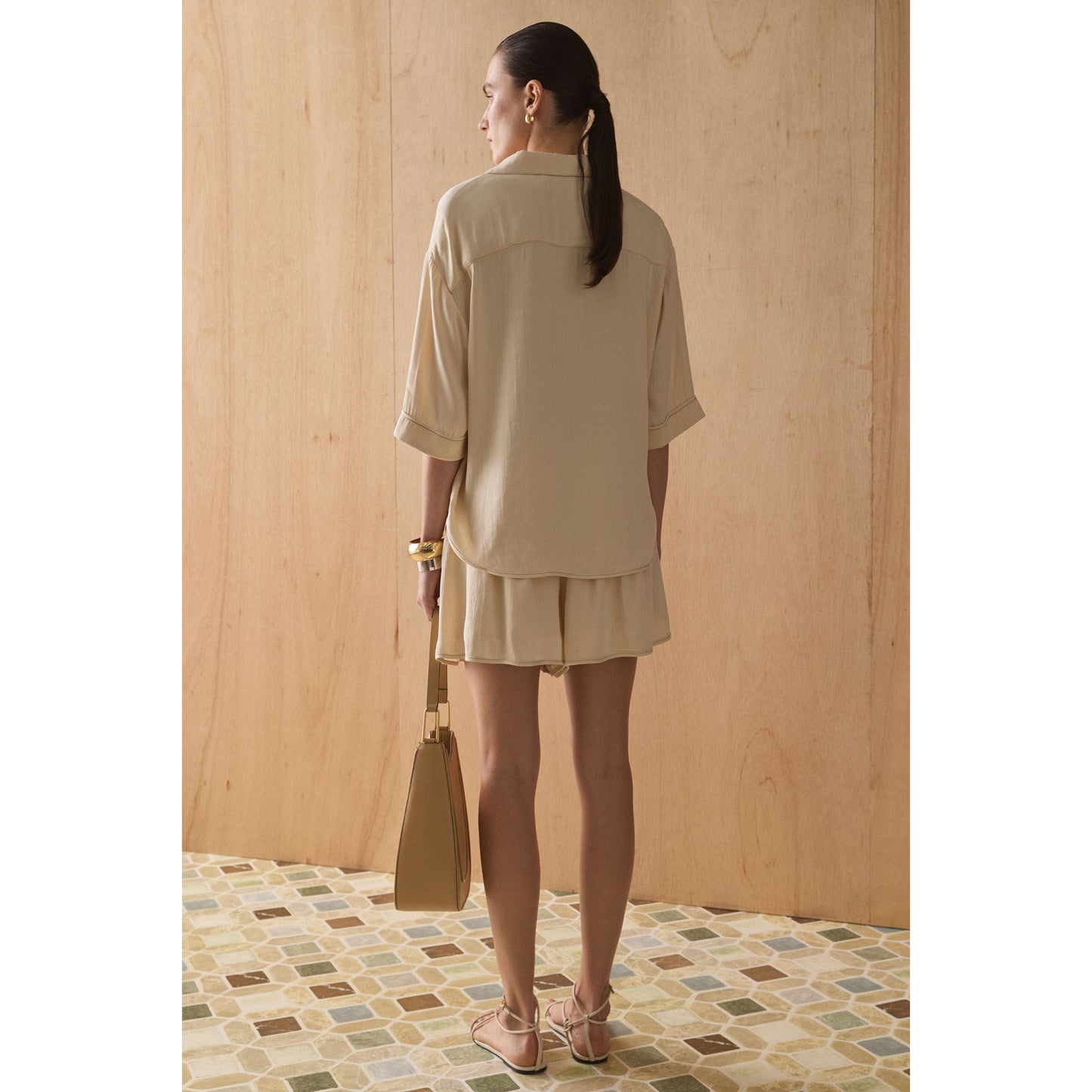 The Ayanna Shirt - sand