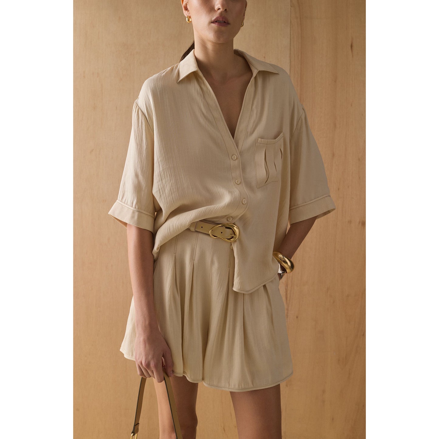 The Ayanna Shirt - sand