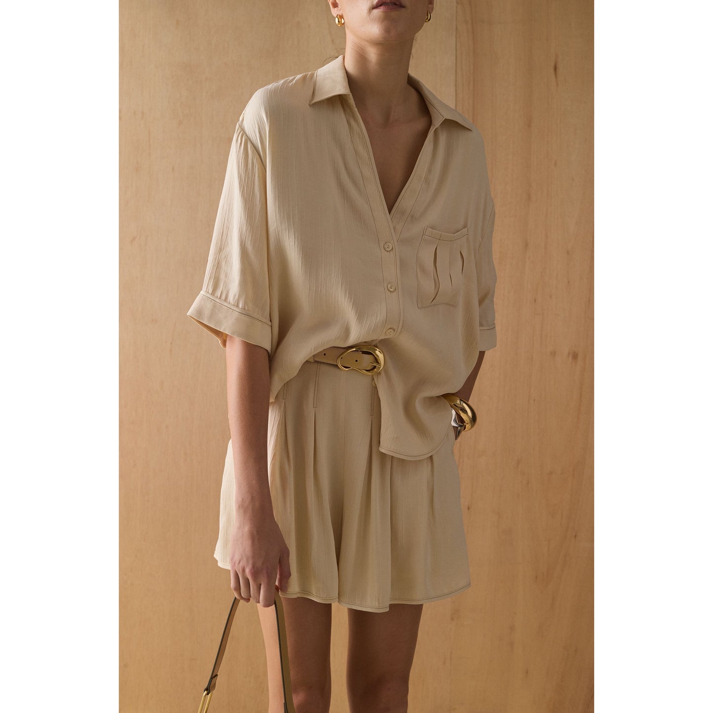 The Ayanna Shirt - sand