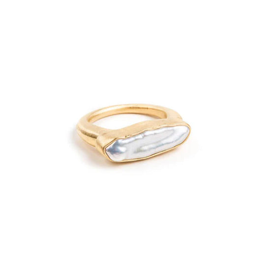 Pearl Bar Ring
