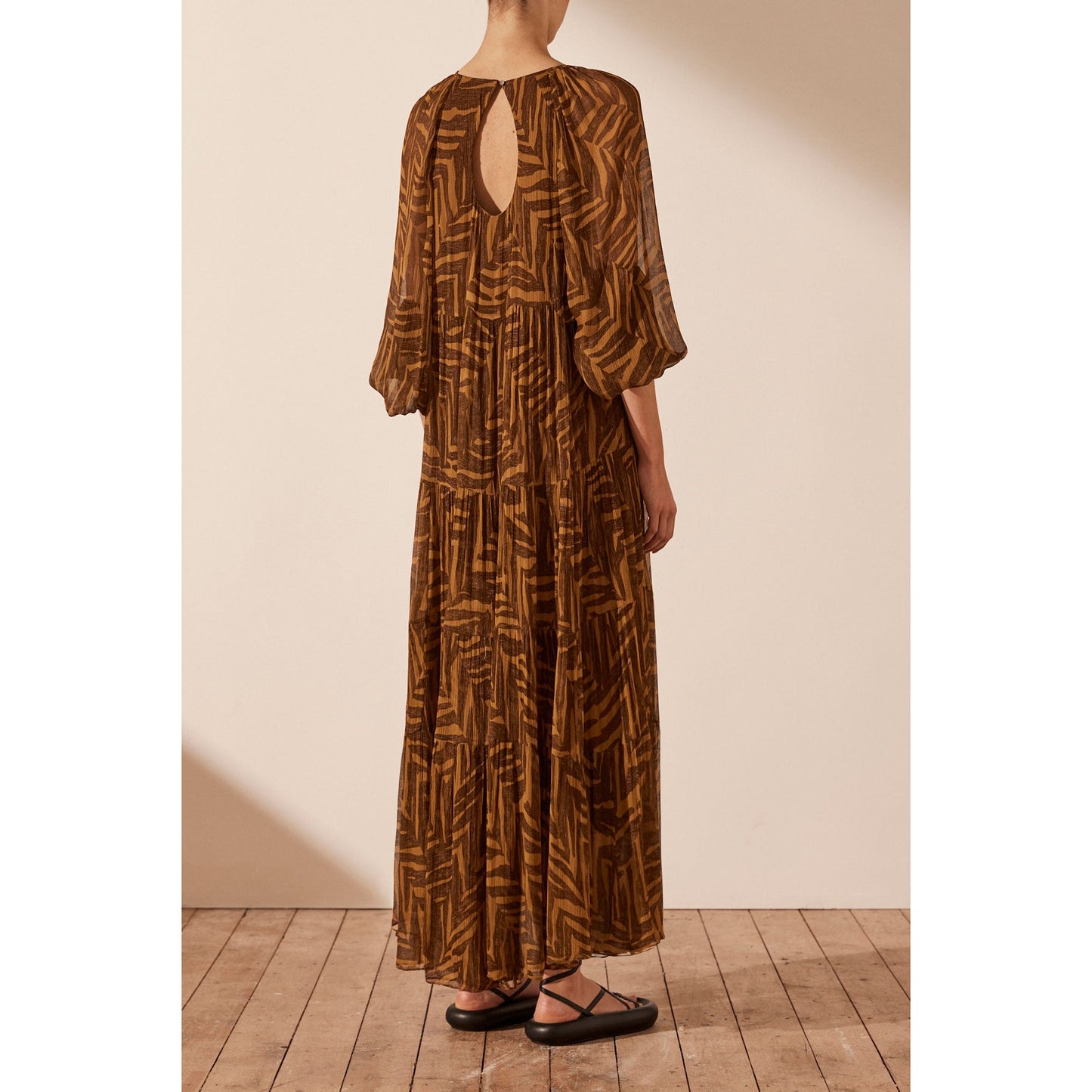 Impala Long Sleeve Tiered Maxi Dress