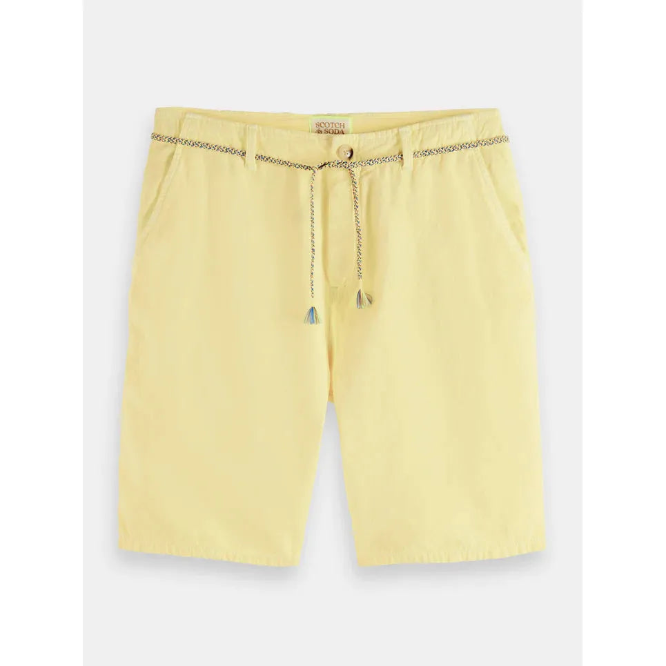 Fave Garment Dyed Shorts - Banana