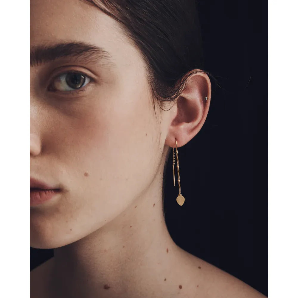 Hanging Lotus earrings