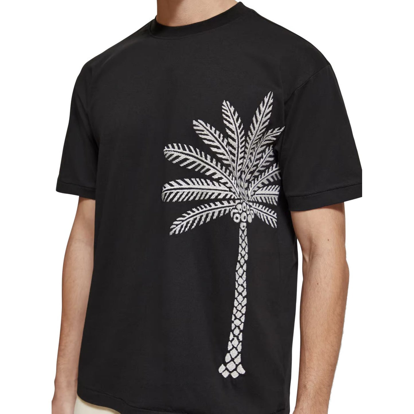 Palm Tree Embroidery T-shirt