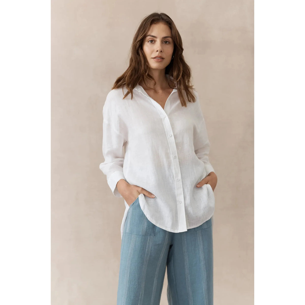 Linen Shirt - White