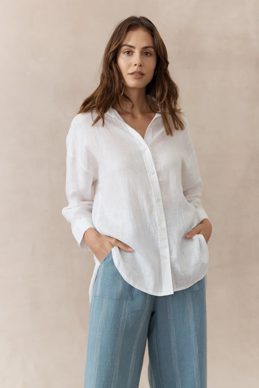 Linen Shirt - White