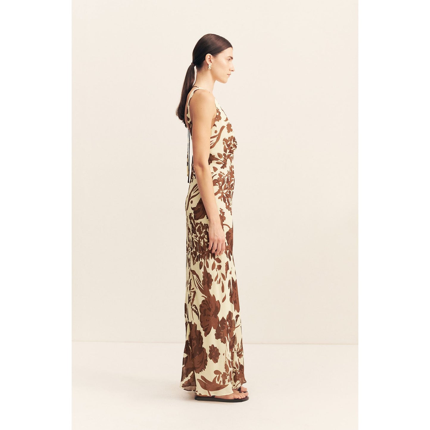 Noa Plunged Maxi Dress