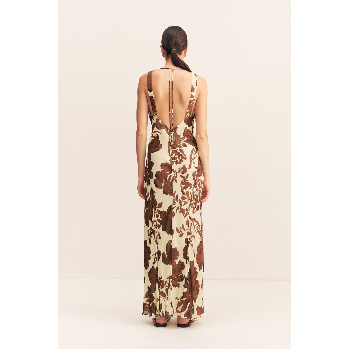 Noa Plunged Maxi Dress