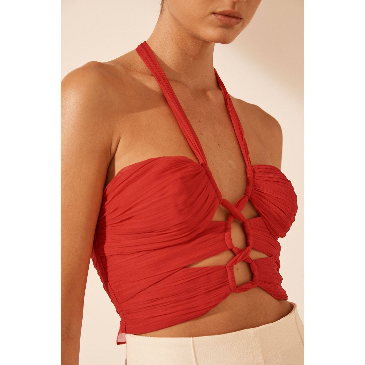 Margot Lace Up Top