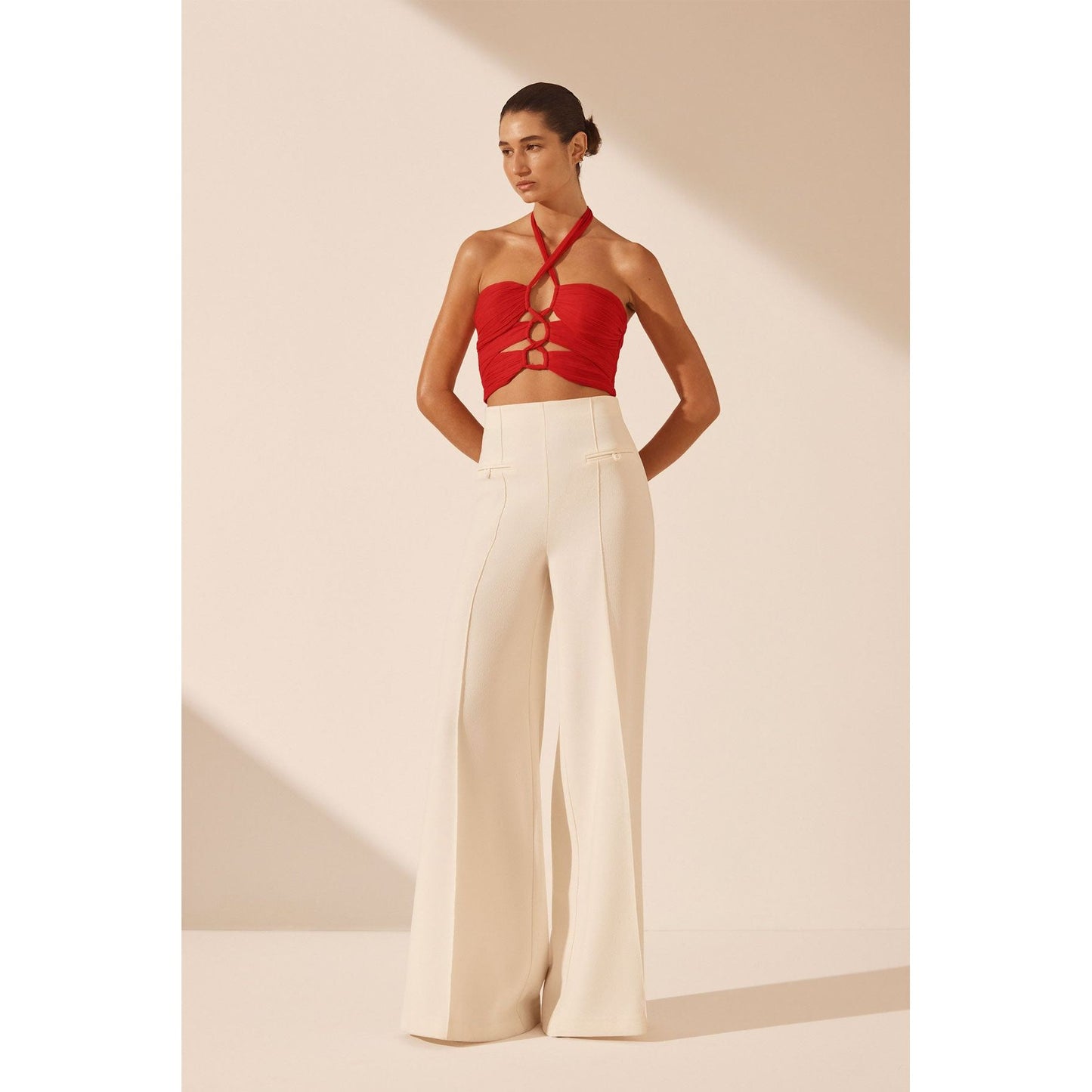 Margot Lace Up Top