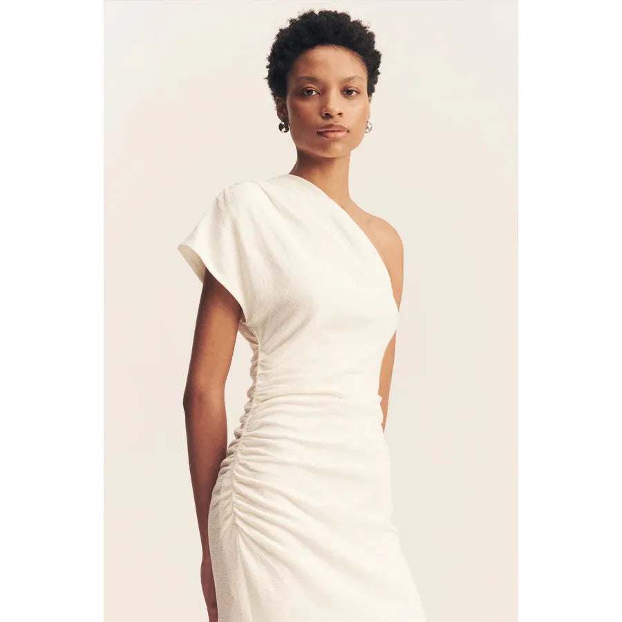 Beau Asymmetrical Midi Dress