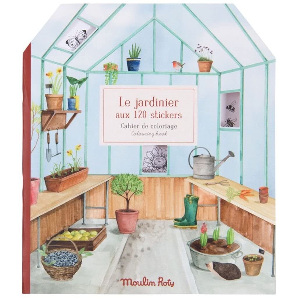 Le Jardinier Colouring & Sticker Book