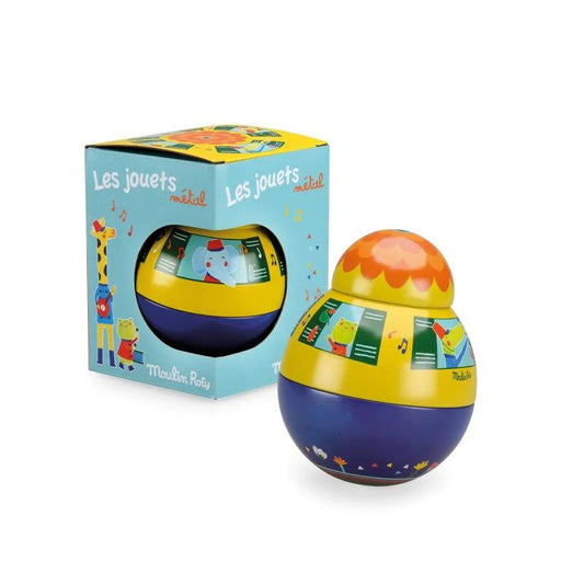 Les Jouets metal roly poly toy