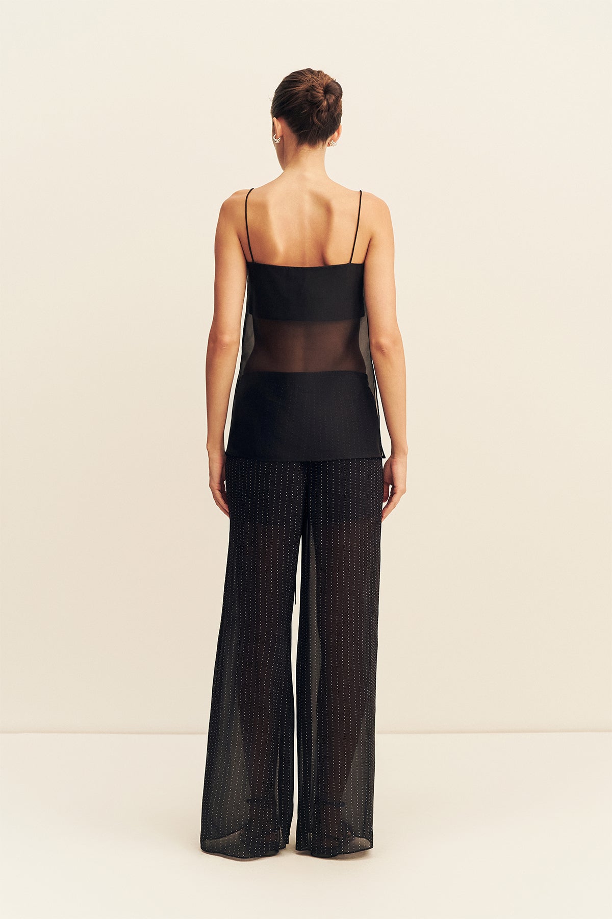Irving Polka dot sheer pant