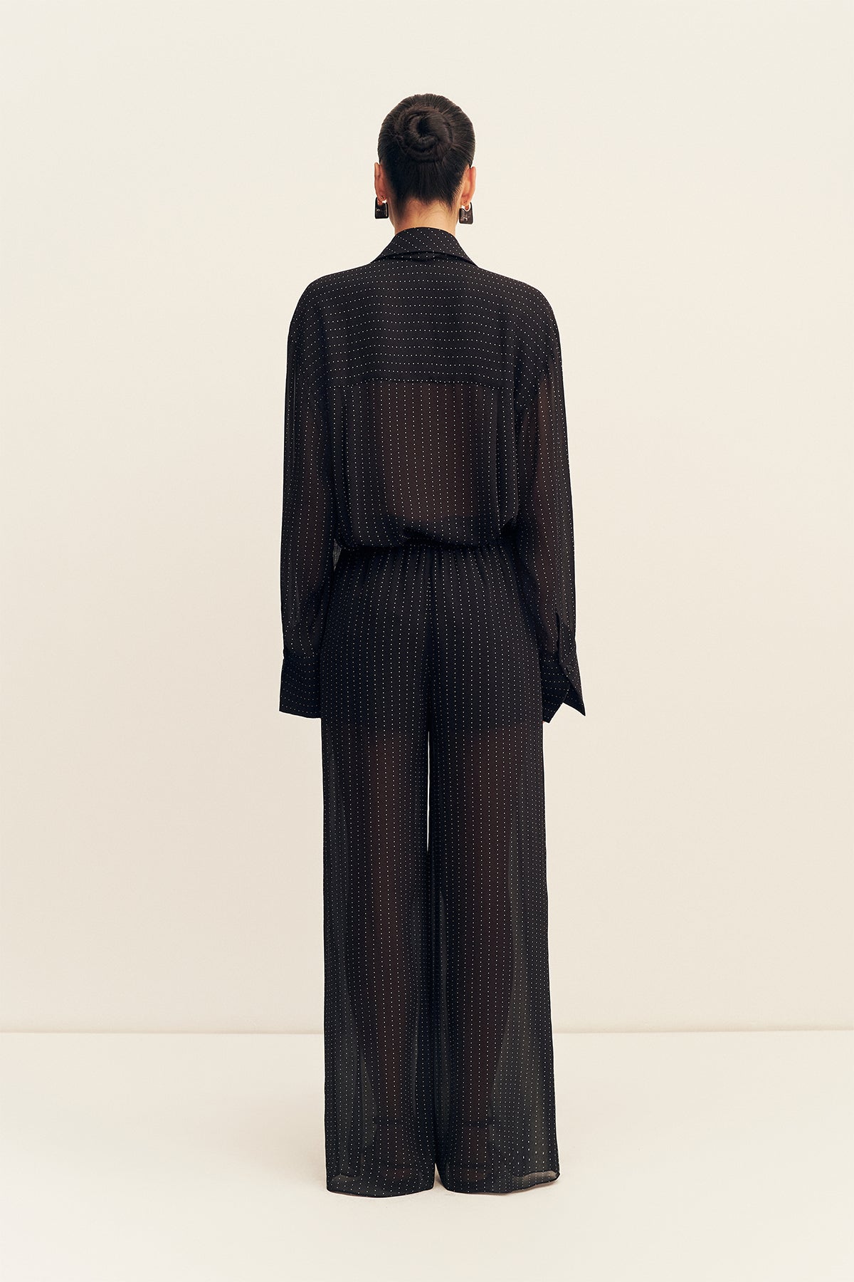Irving Polka dot sheer shirt