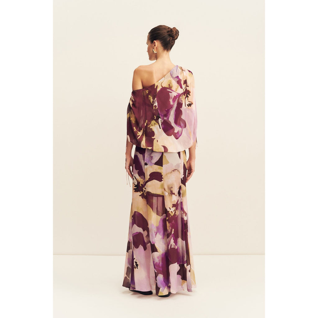 Gia Off the shoulder Blouson maxi dress