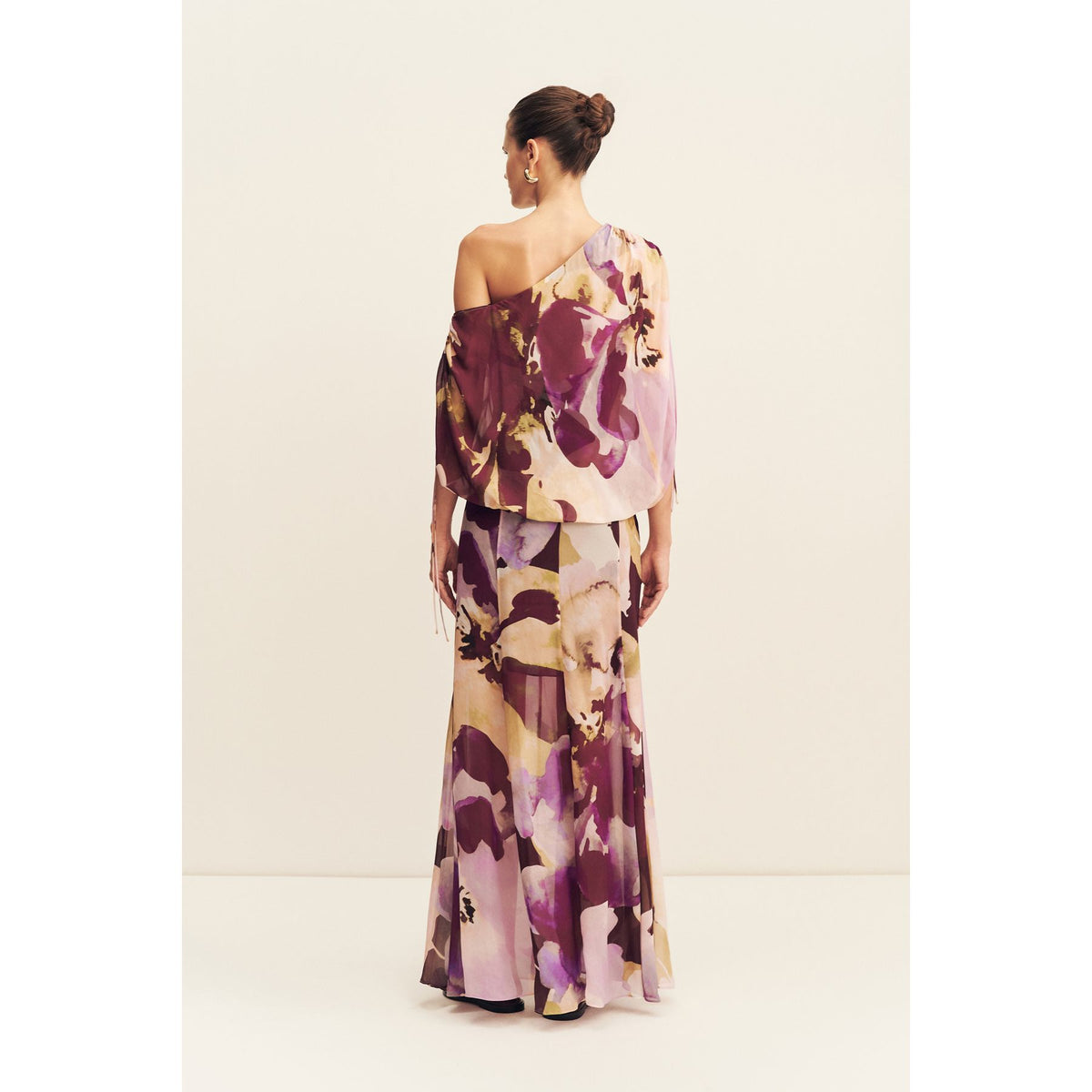 Gia Off the shoulder Blouson maxi dress