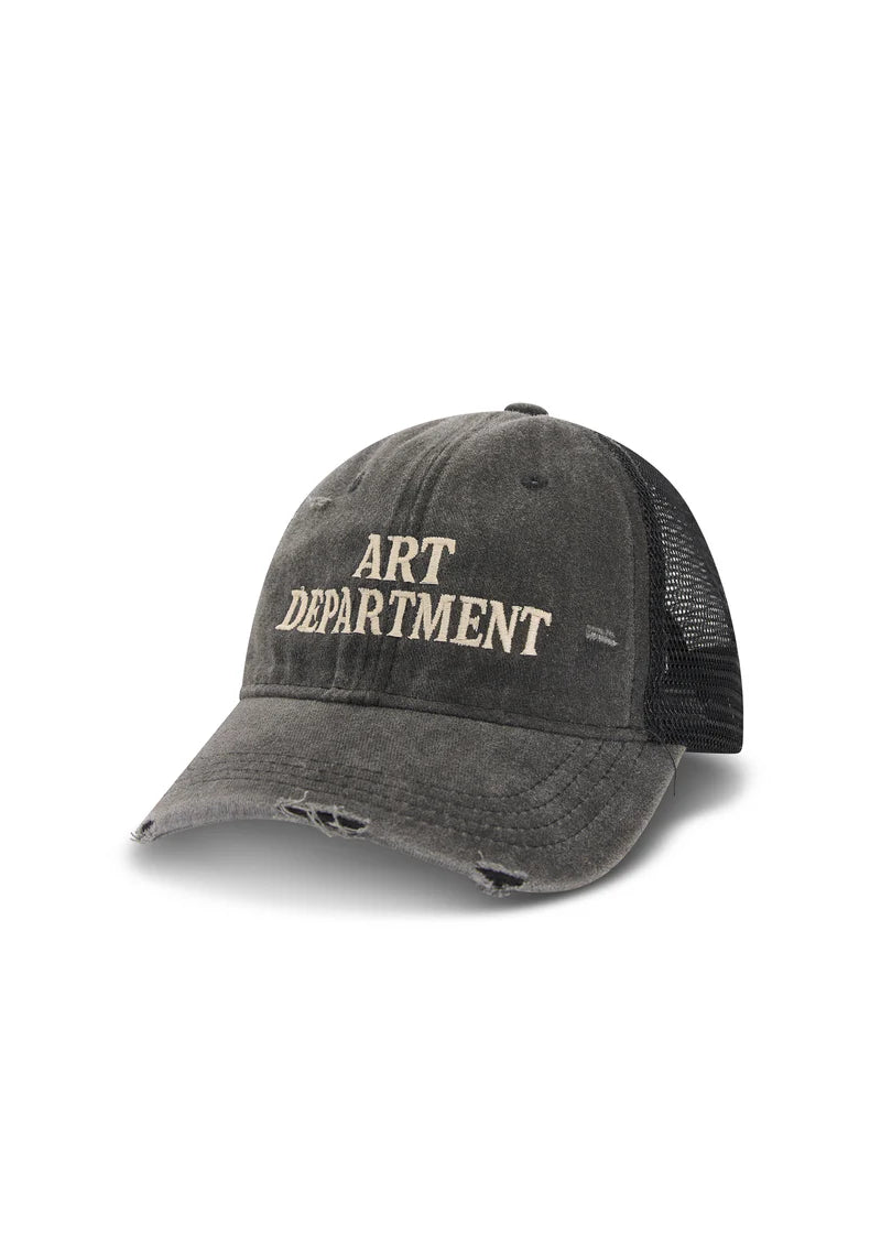 Destroyed ART DEPARTMENT trucker cap