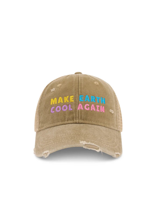 Make Earth Cool Again Trucker Cap