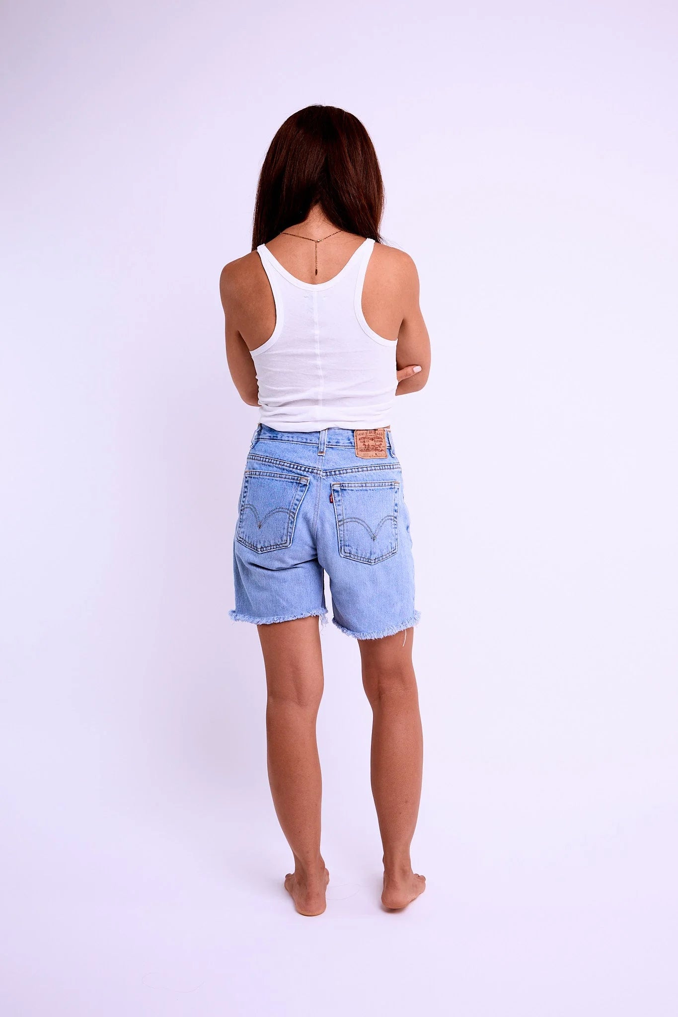 Vintage Levi's Classic Cut - Reworked denim shorts