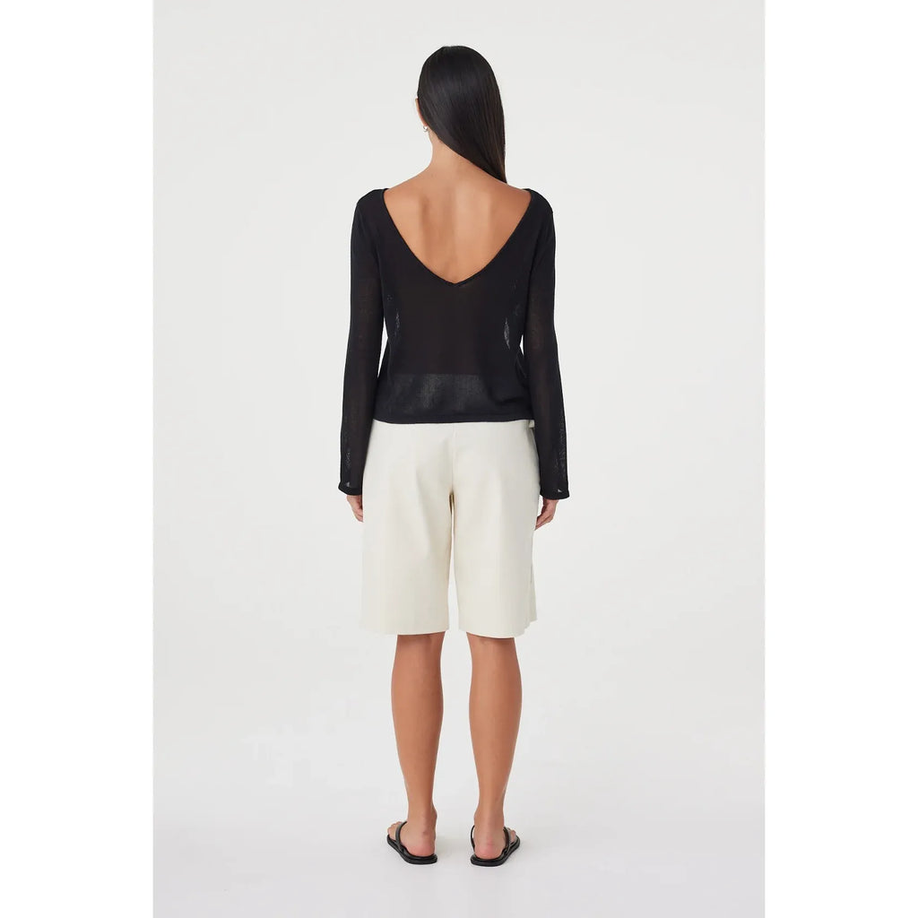 Lucia tie Bermuda short