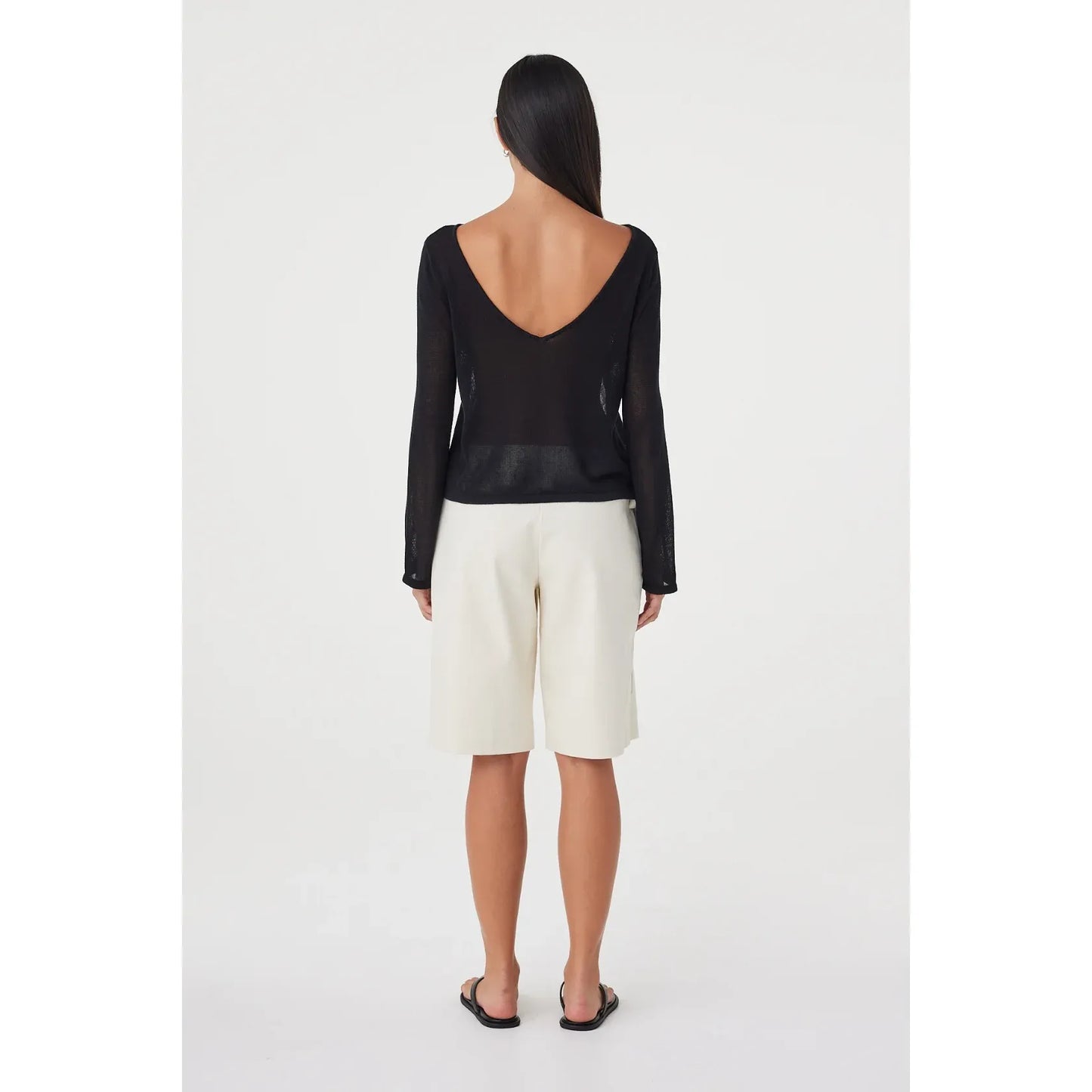 Lucia tie Bermuda short