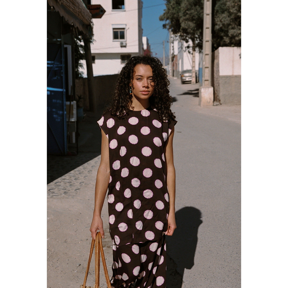 Bowie Spot Shift Mini dress