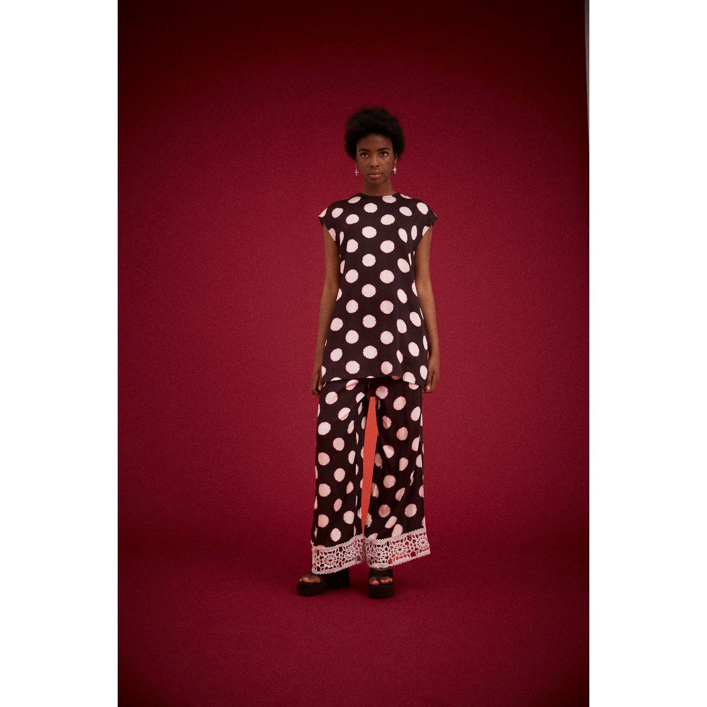 Bowie Spot Shift Mini dress