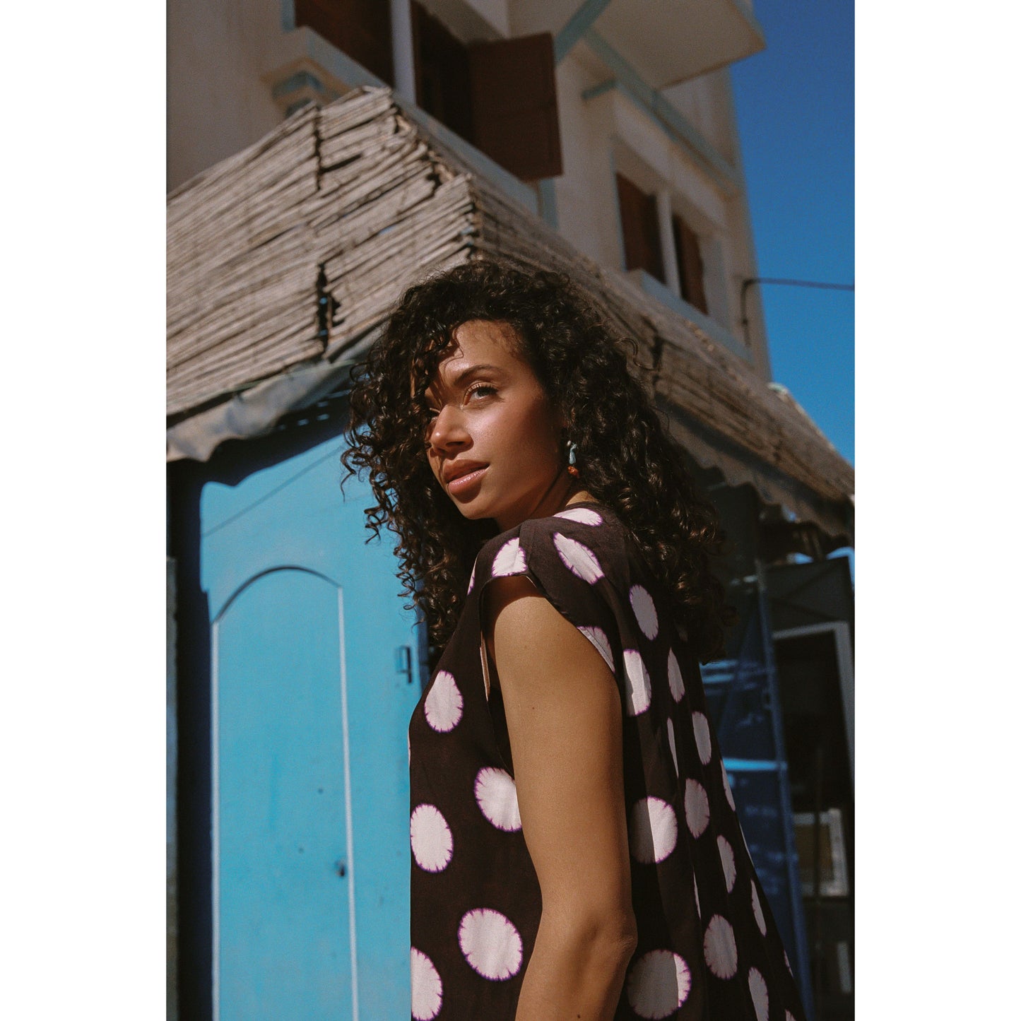 Bowie Spot Shift Mini dress