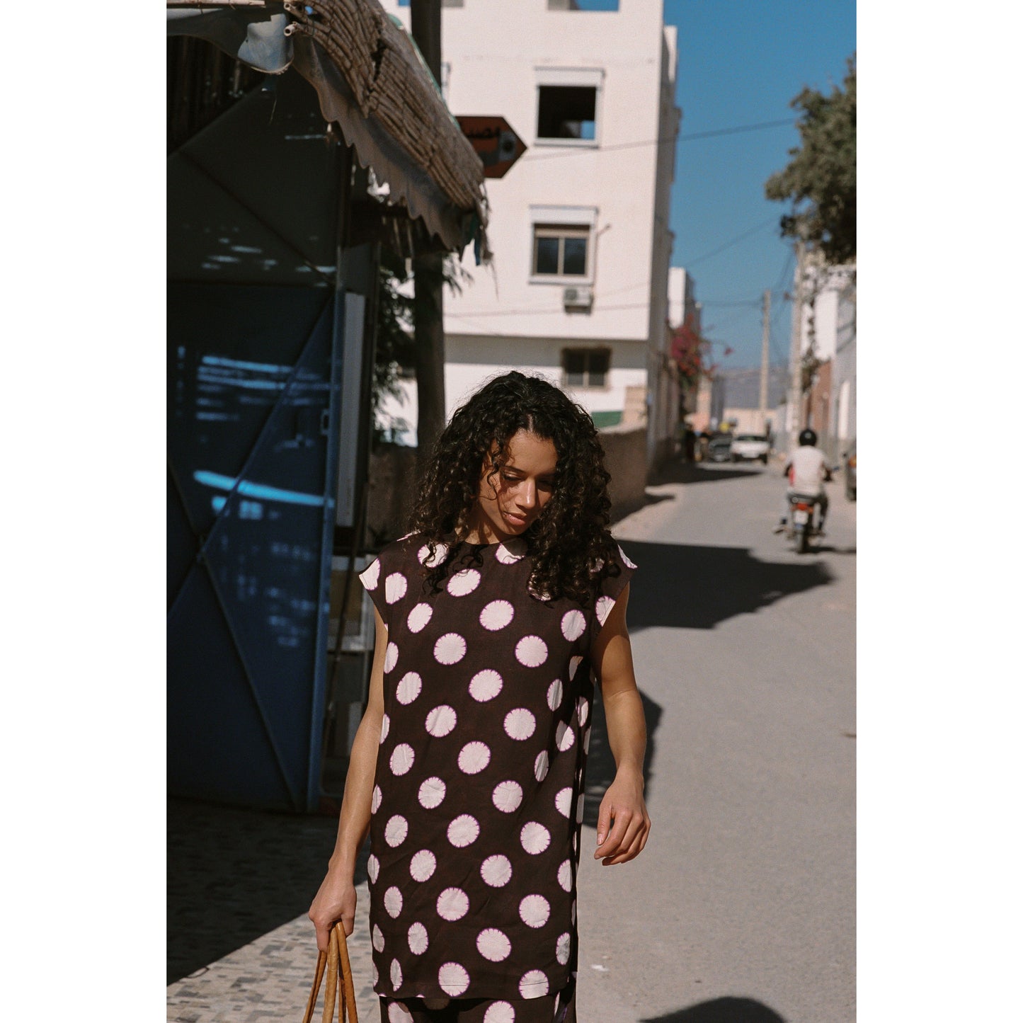 Bowie Spot Shift Mini dress