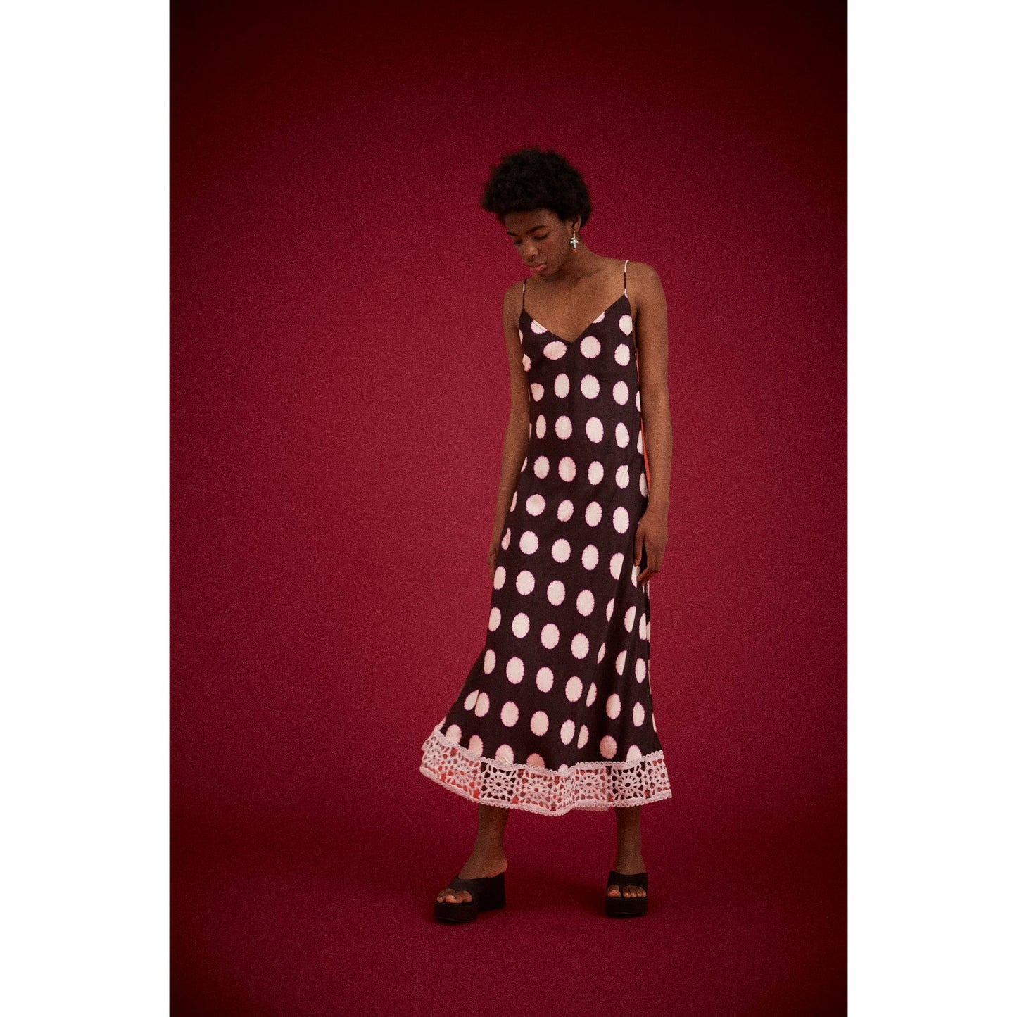 Bowie Spot Sia Slip dress