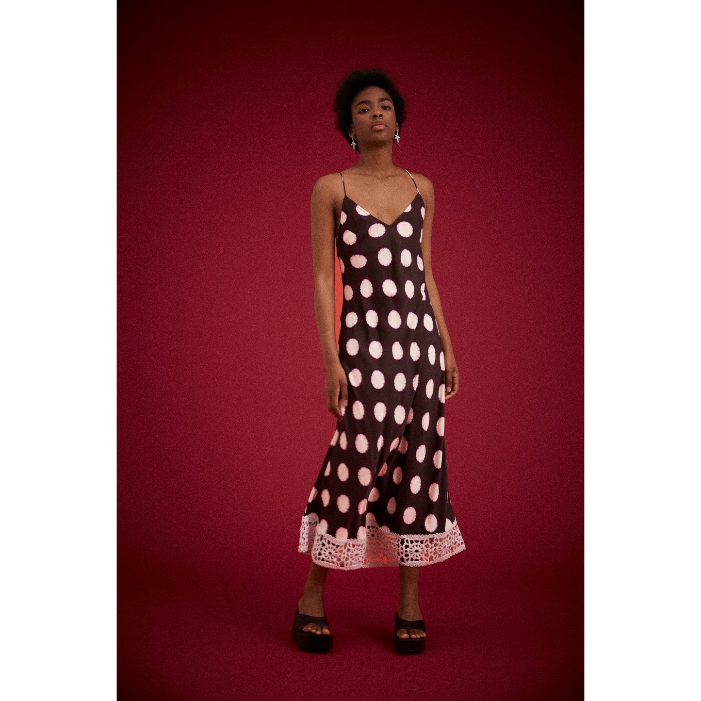 Bowie Spot Sia Slip dress