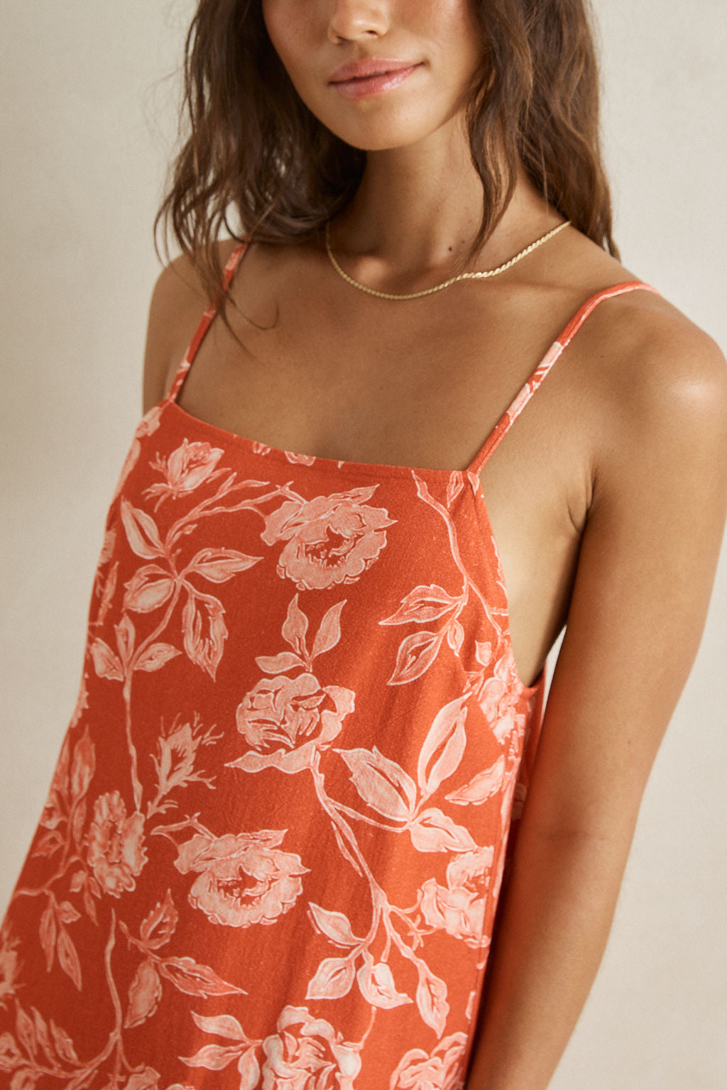 Rosalie Floral Lace up mini