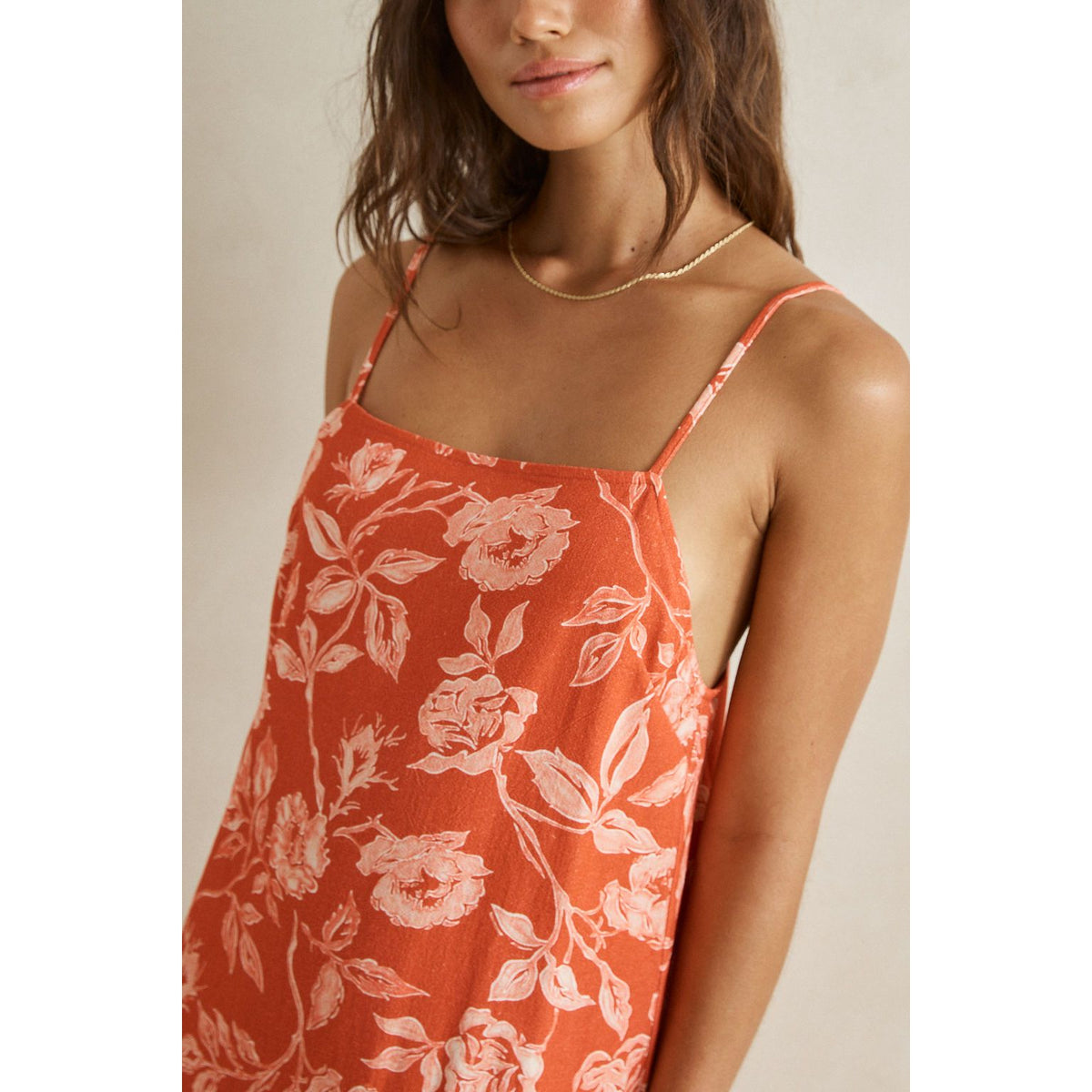Rosalie Floral Lace up mini