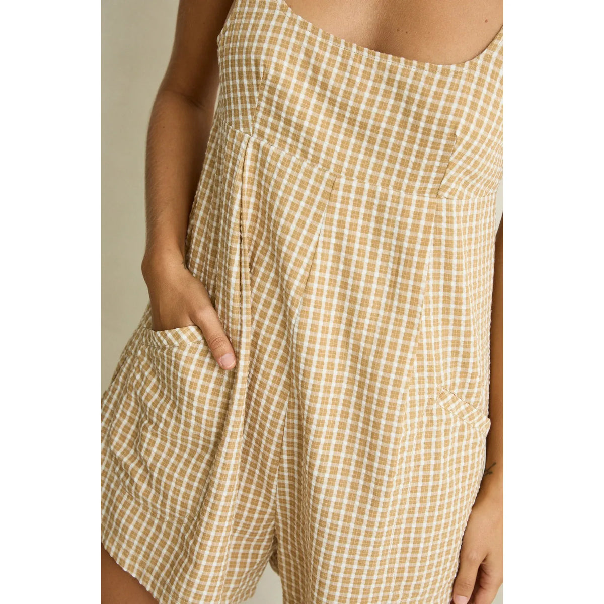 Kirra Check Romper