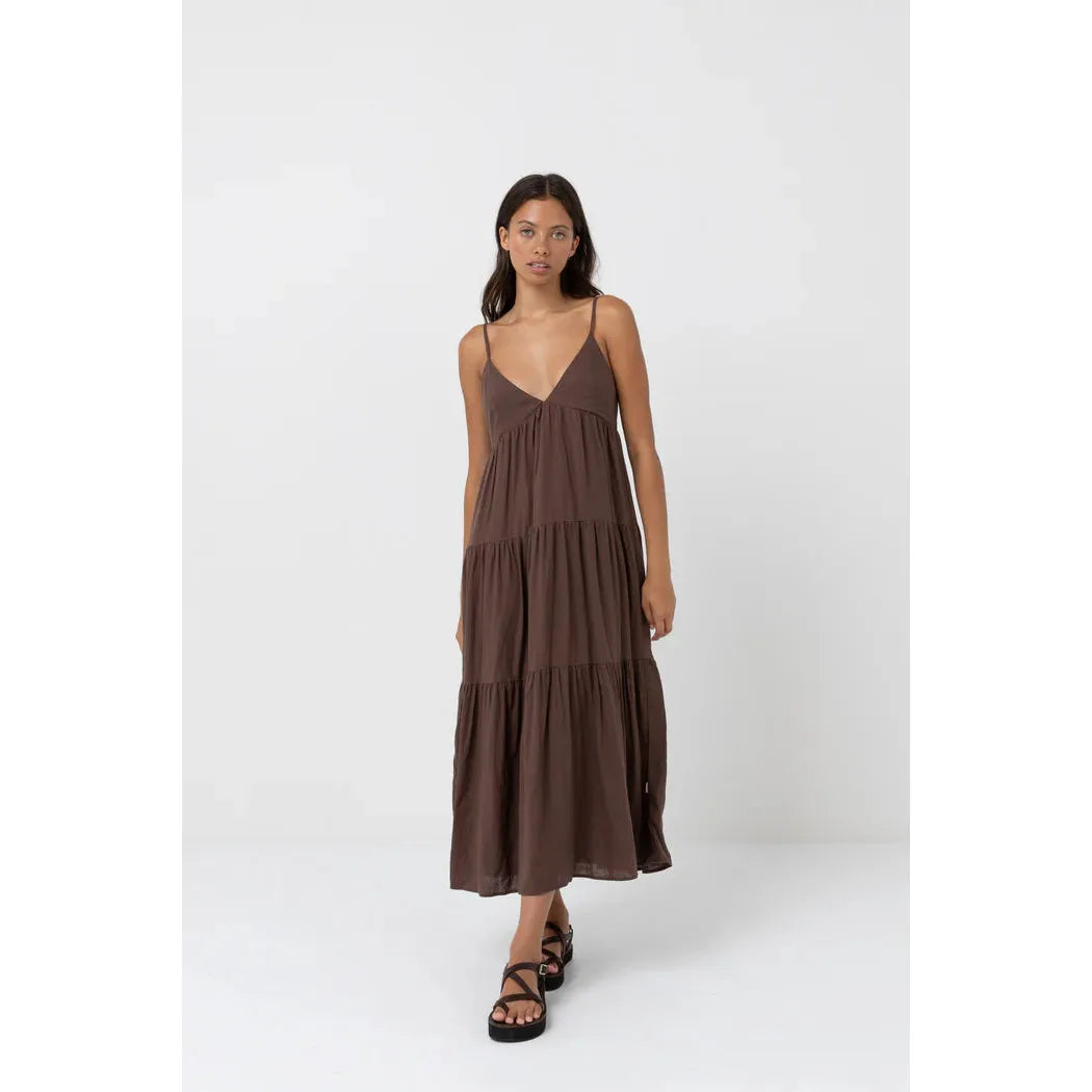 Classic Tiered Midi dress iddezine