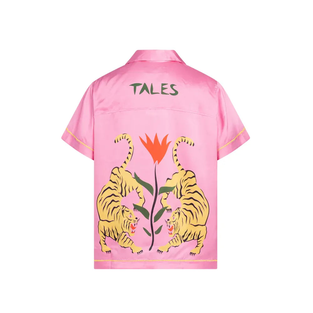 Crouching Tiger Washed Silk Shirt
