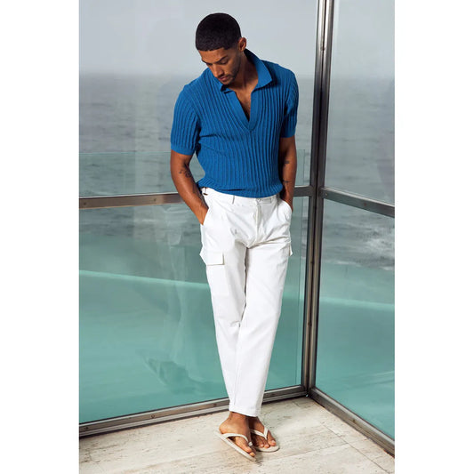 Dante Textured Polo knit