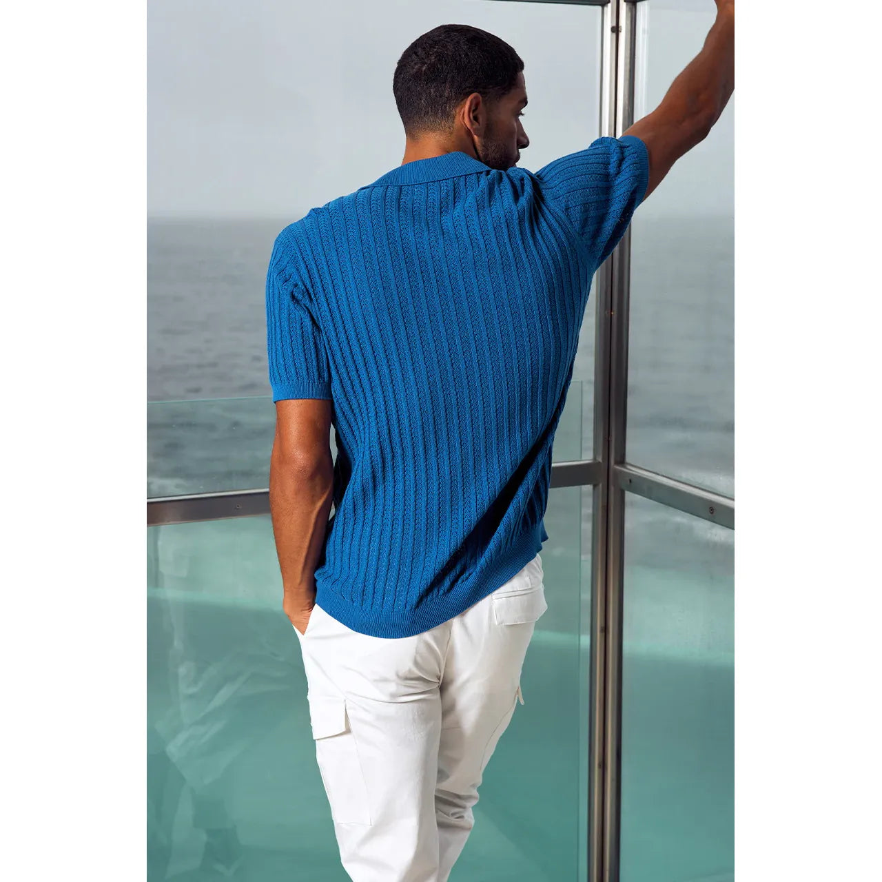 Dante Textured Polo knit