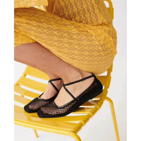 Isabella Cotton Net Ballet Flat