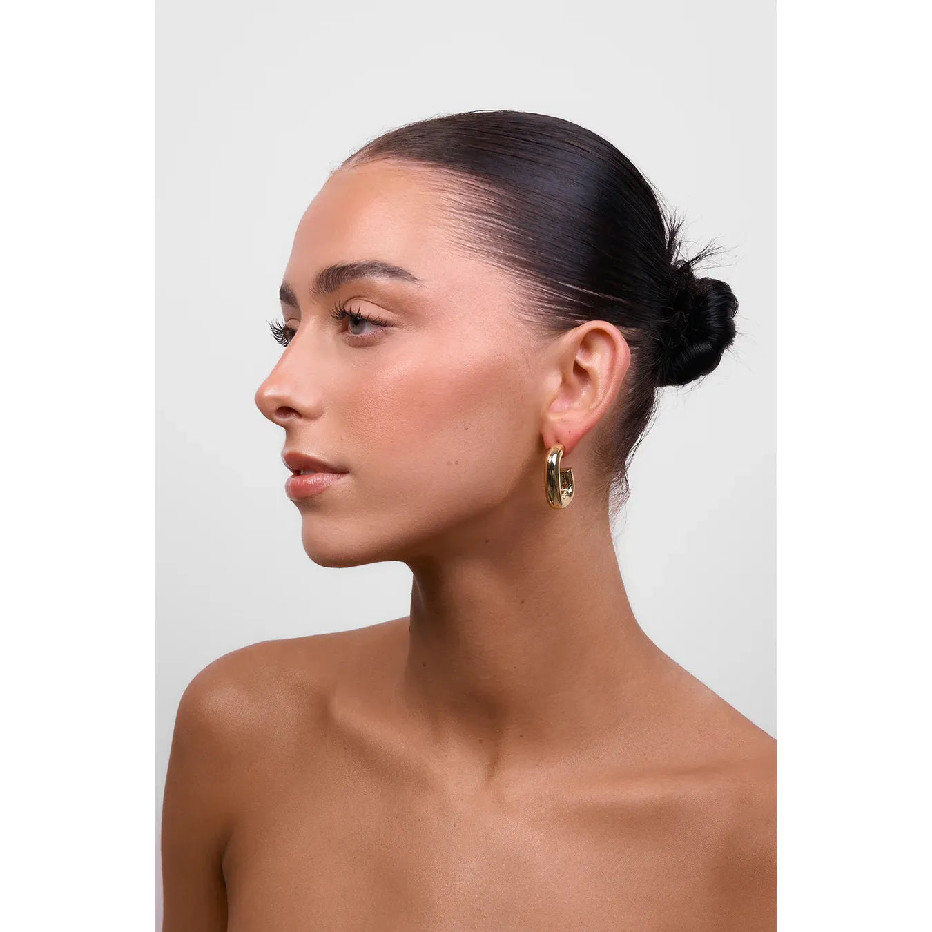 Kate Gold Square Hoop earrings