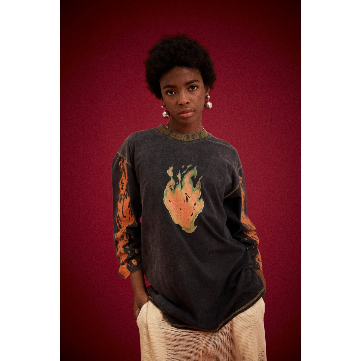 Flaming Heart Tommy tee