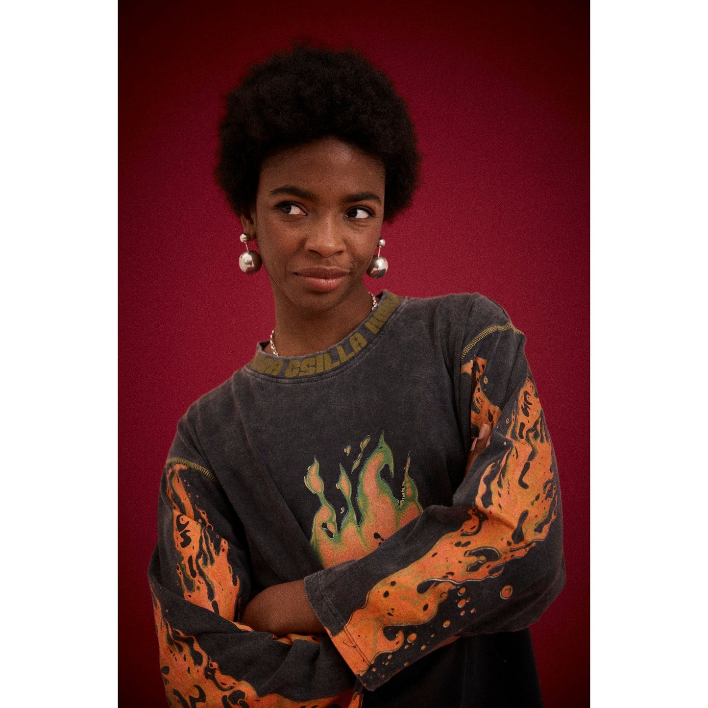 Flaming Heart Tommy tee