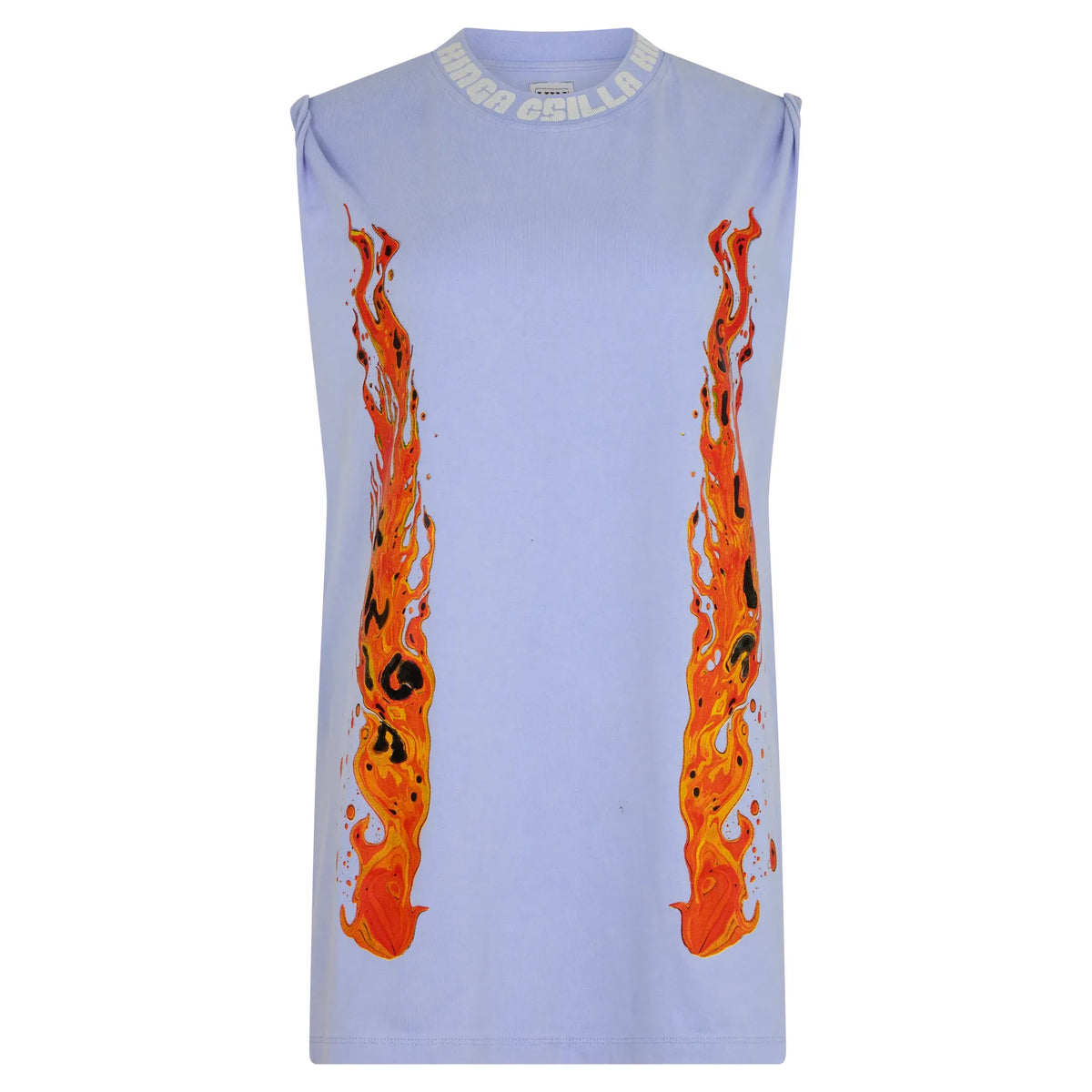 Flaming band tank