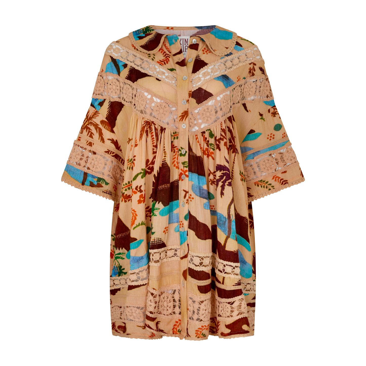 Island Nola Button Down dress