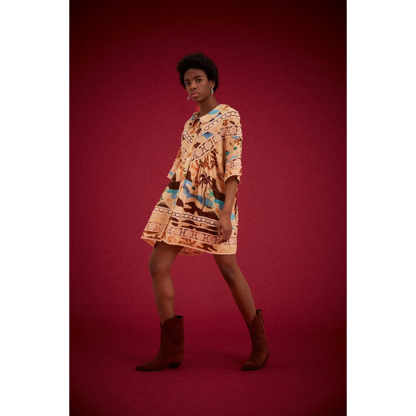 Island Nola Button Down dress